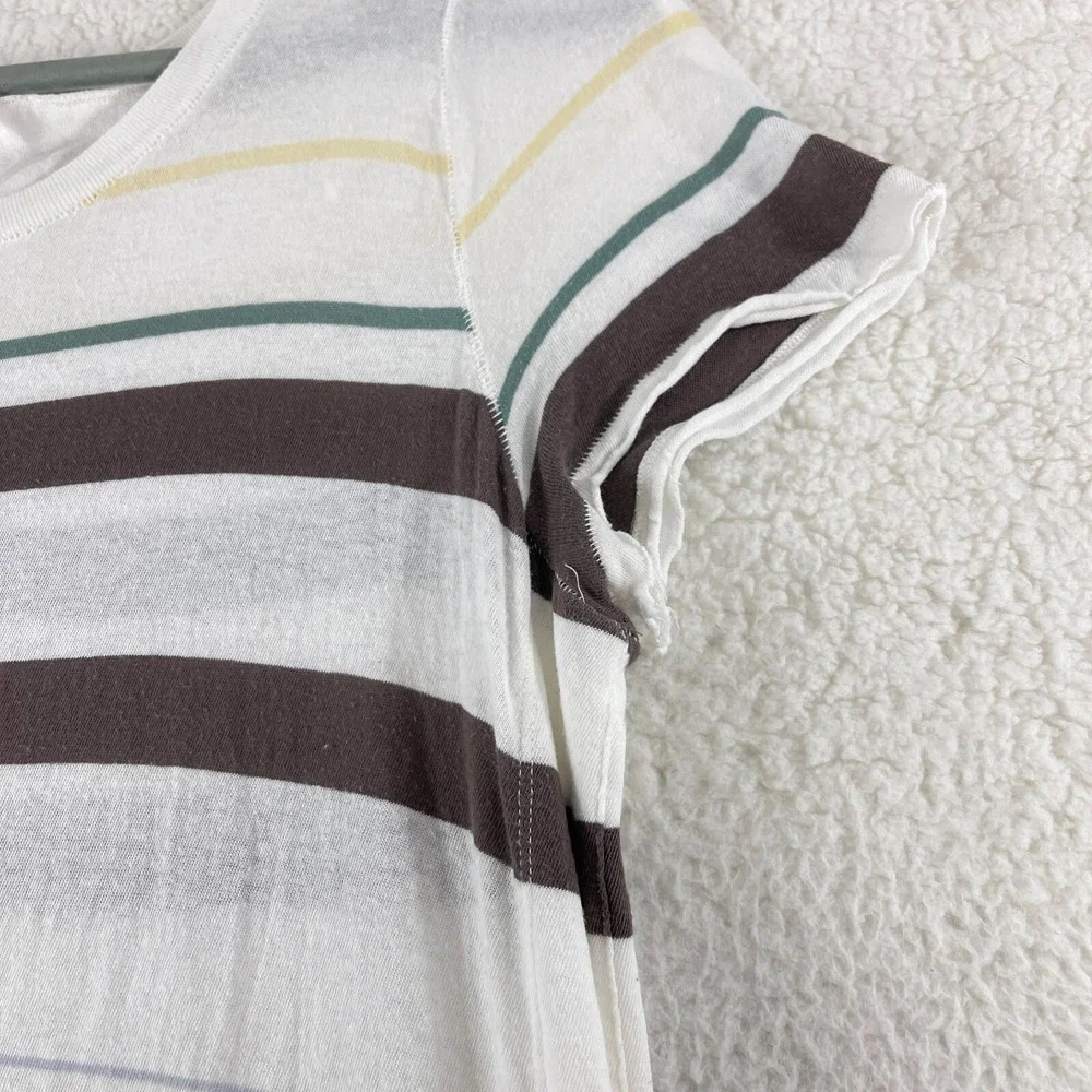 Free People White Too Legit Maxi Side Slit Tunic Dress‎ Womens SS Size Medium